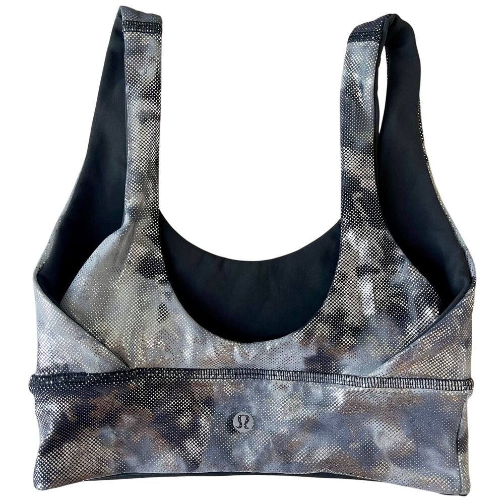 Lululemon Align Shine Reversible Bra Dot Foil Size 2 NWOT